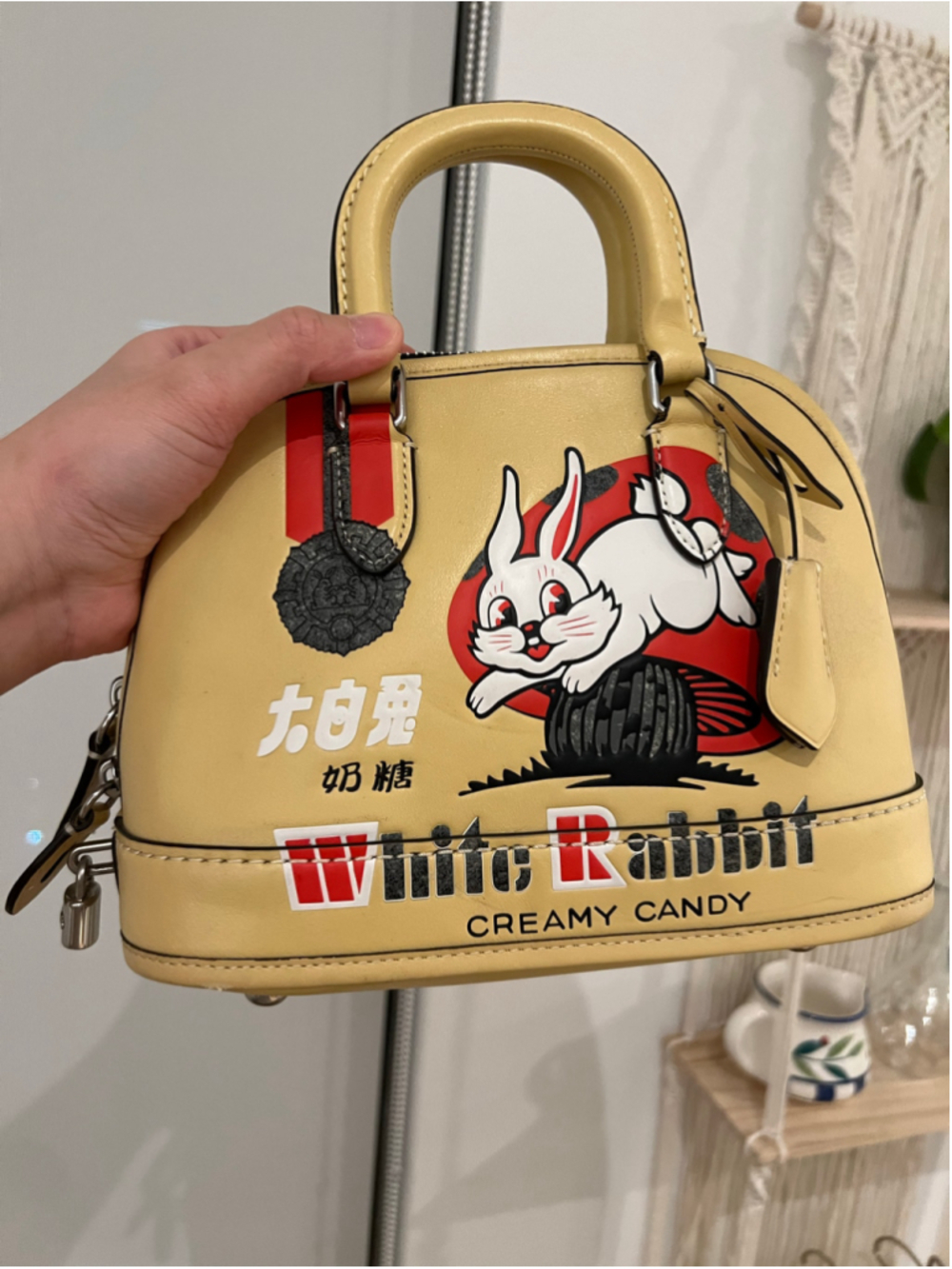 RARE Coach x White Rabbit Candy Revel Bag Yellow Asia Exclusive RARE LNY Bunny